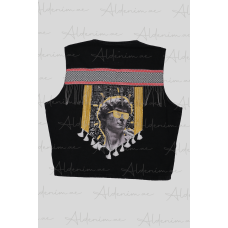 Cultural Fusion Denim Vest